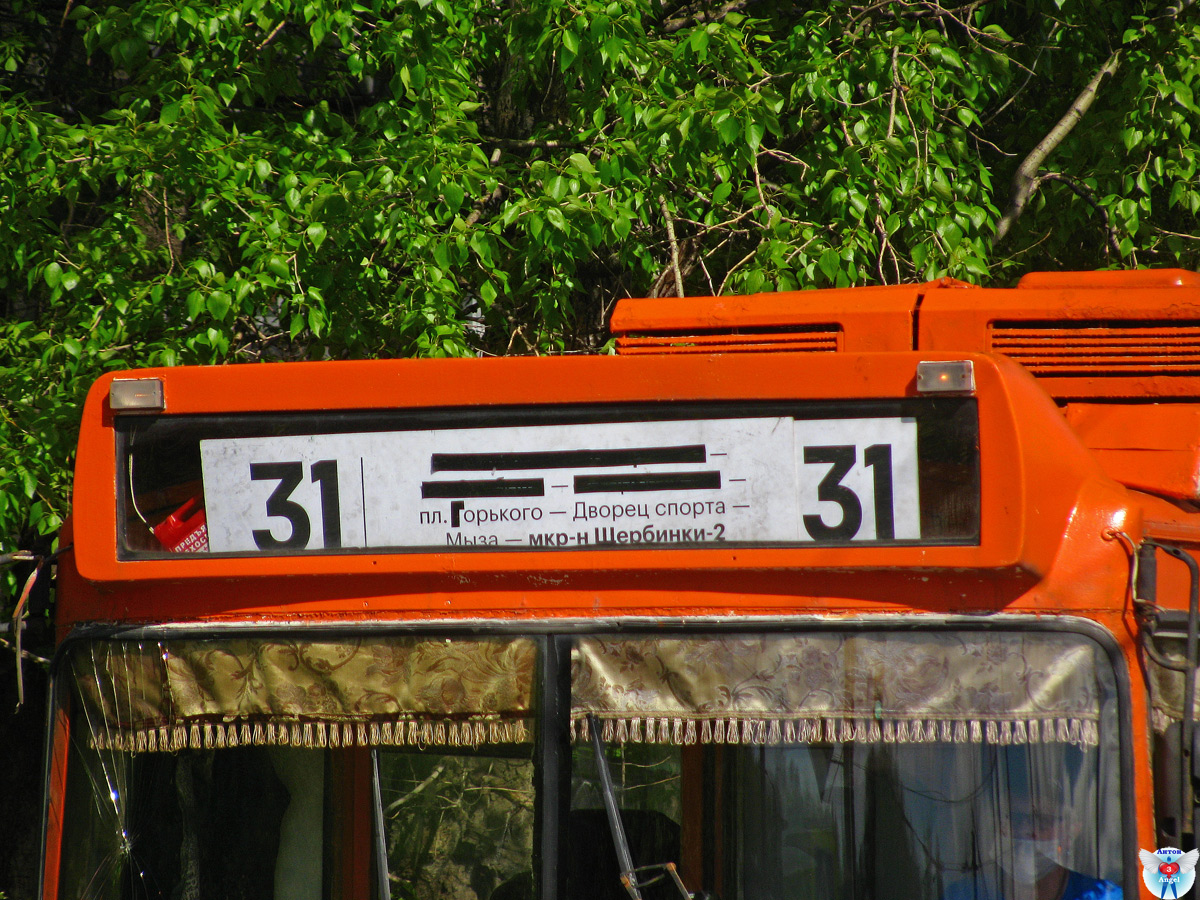 Нижний Новгород — Маршрутные таблички и расписания