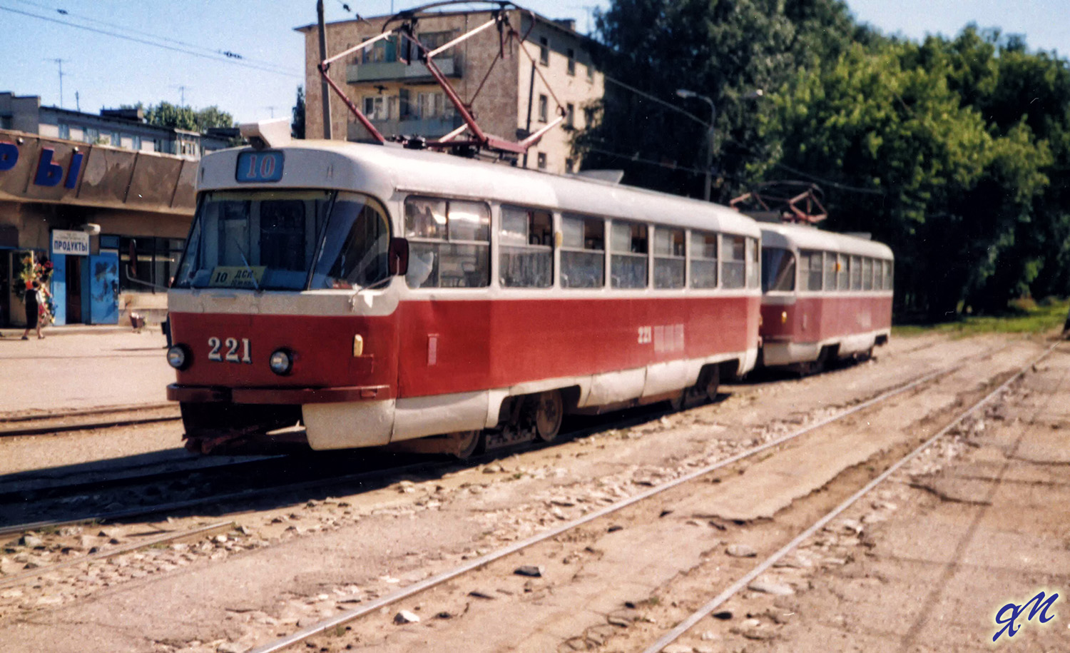 Тверь, Tatra T3SU № 221; Тверь — Тверской трамвай на рубеже XX и XXI вв. (2000 — 2001 гг.); Тверь — Трамвайные конечные станции и разворотные кольца