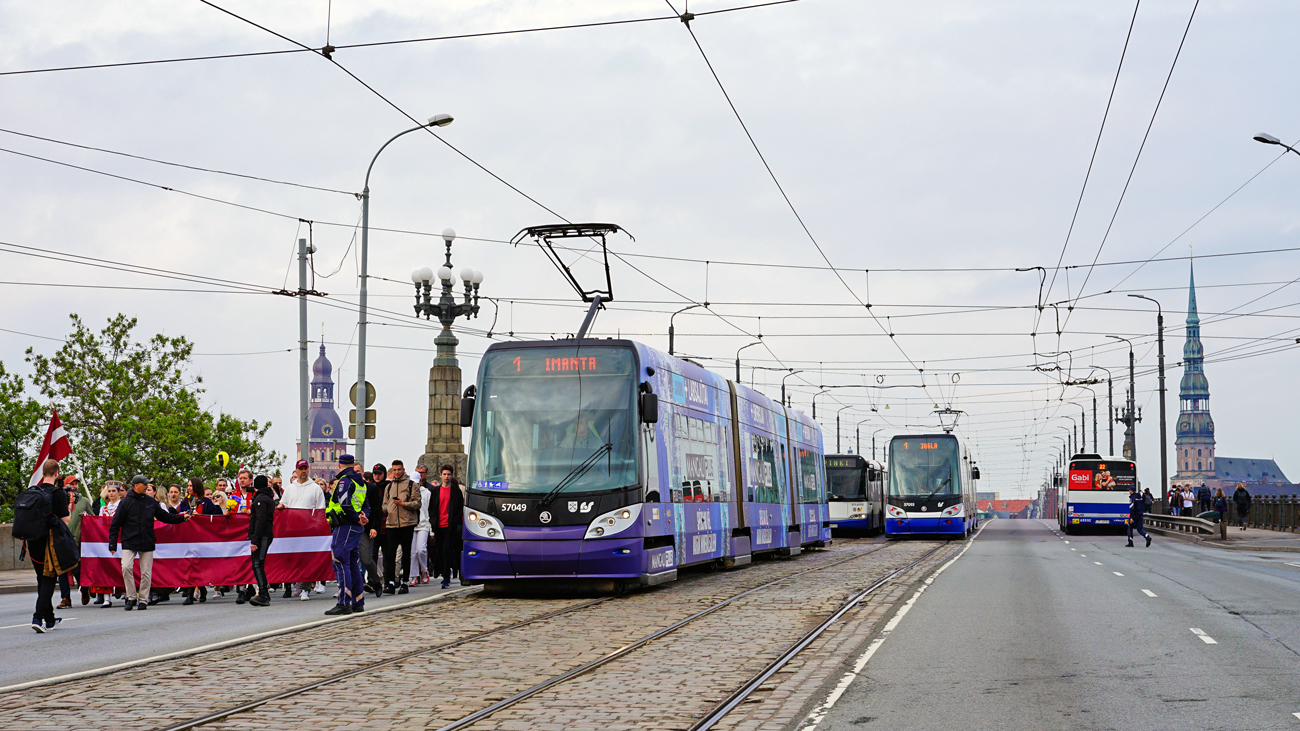 Рига, Škoda 15T ForCity Alfa Riga № 57049