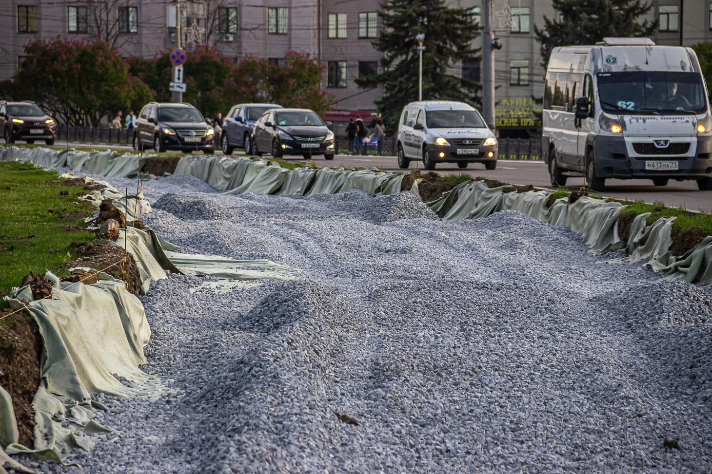 Тула — Ремонт проспекта Ленина 04.2022-06.2022