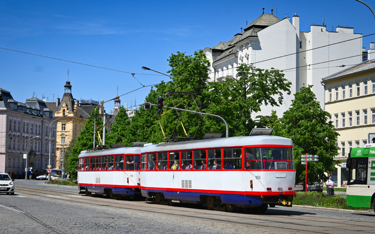 Оломоуц, Tatra T3R.P № 155; Оломоуц, Tatra T3R.P № 156 Оломоуц, Tatra T3R.P № 155; Оломоуц, Tatra T3R.P № 156