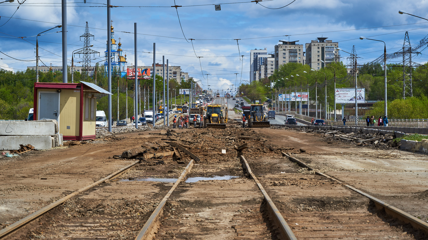 Ульяновск — Ремонт моста по улице Минаева