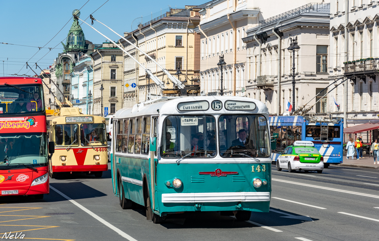 Санкт-Петербург, ЗиУ-5Г № 143; Санкт-Петербург — Фестиваль «SPbTransportFest — 2022» Санкт-Петербург, ЗиУ-5Г № 143; Санкт-Петербург — Фестиваль «SPbTransportFest — 2022»