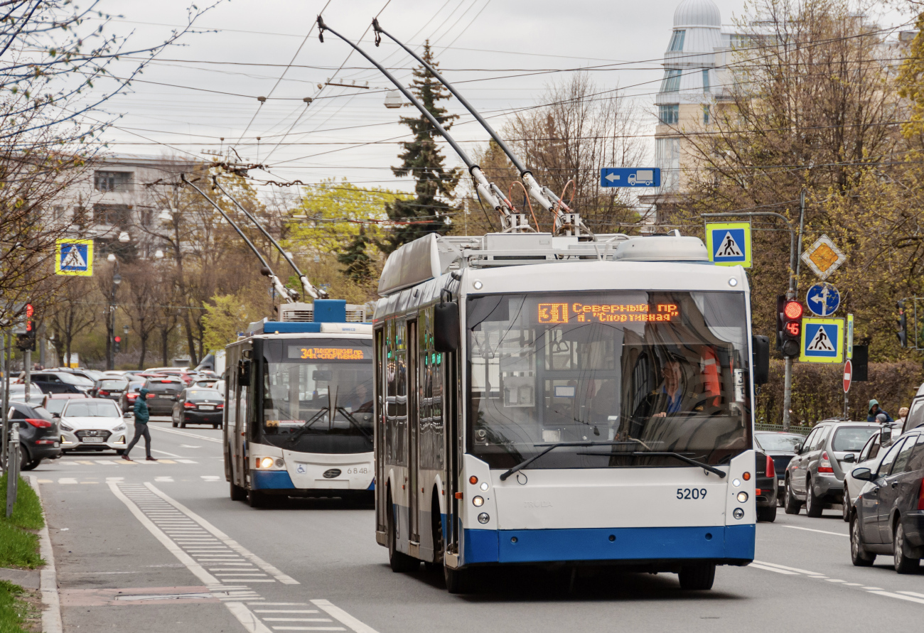 Санкт-Петербург, Тролза-5265.00 «Мегаполис» № 5209