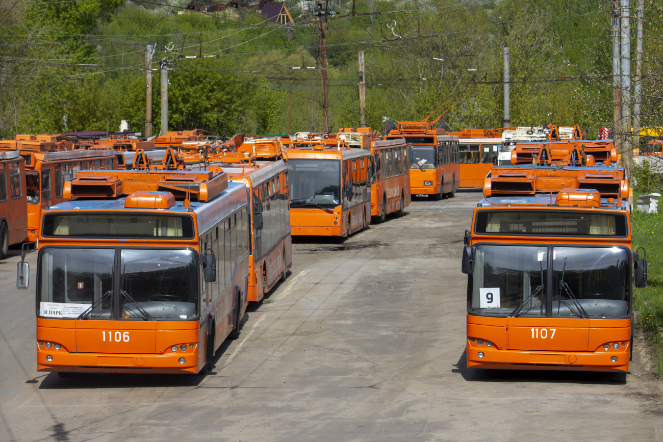 Нижний Новгород, СВАРЗ-МАЗ-6235.00 № 1106; Нижний Новгород, СВАРЗ-МАЗ-6235.00 № 1107