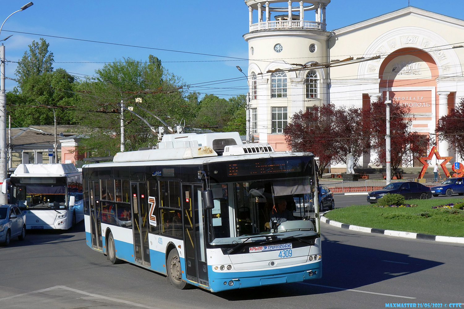 Крымский троллейбус, Богдан Т70110 № 4309