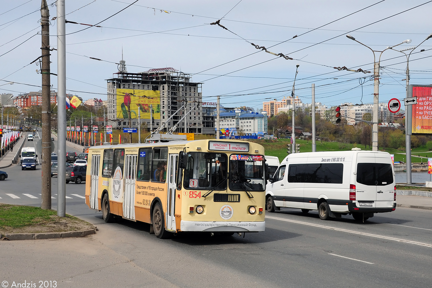 Чебоксары, ЗиУ-682Г-016 (012) № 854