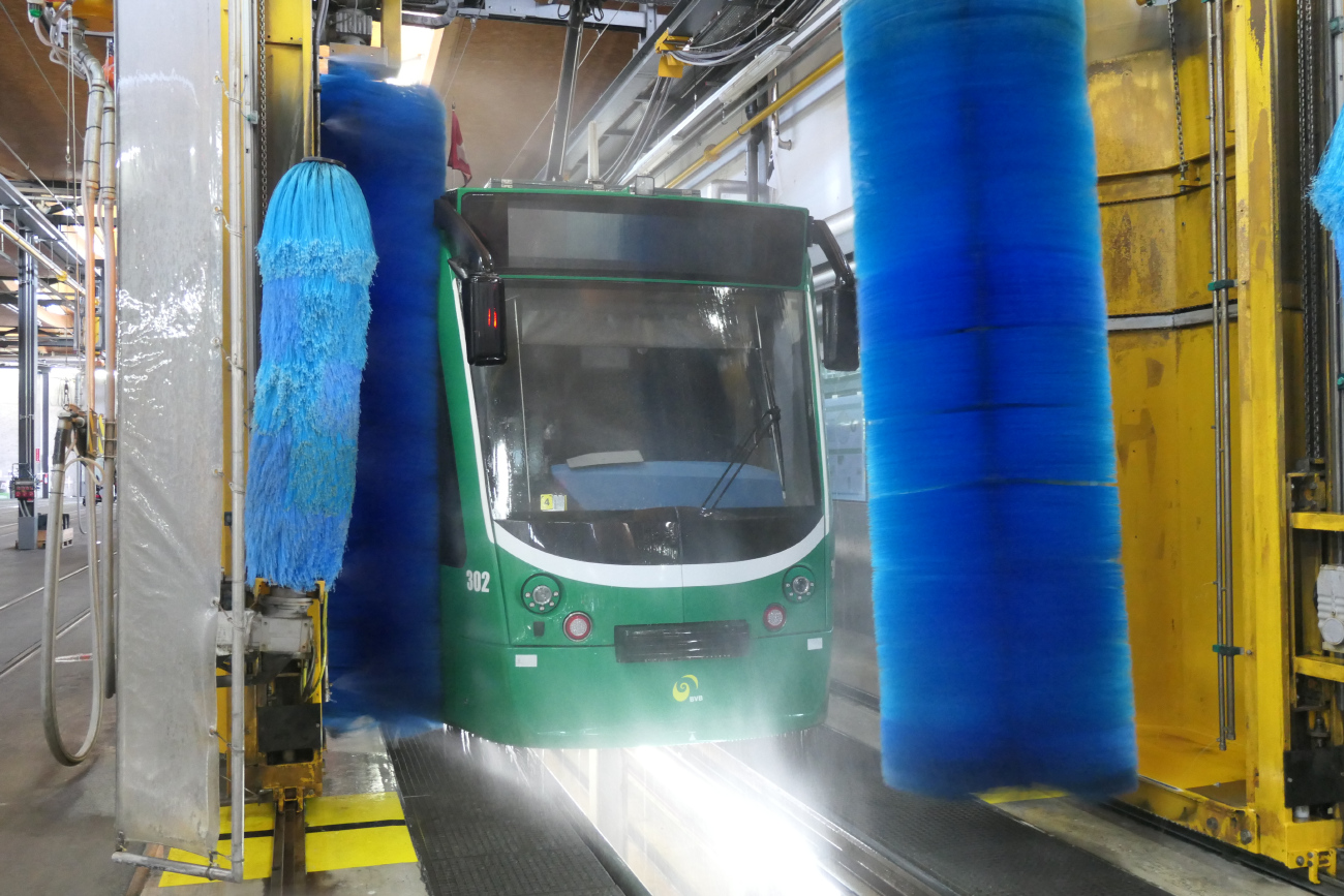 Базель, Siemens Combino № 302; Базель — 175 лет швейцарские железные дороги