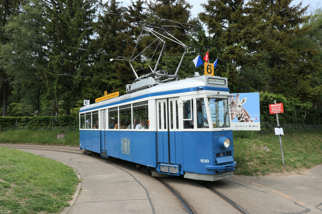 Цюрих, SWS/BBC Ce 4/4 "Pedaler" № 1530; Цюрих — 50-летие клуба Aktion Pro Sächsitram Цюрих, SWS/BBC Ce 4/4 "Pedaler" № 1530; Цюрих — 50-летие клуба Aktion Pro Sächsitram
