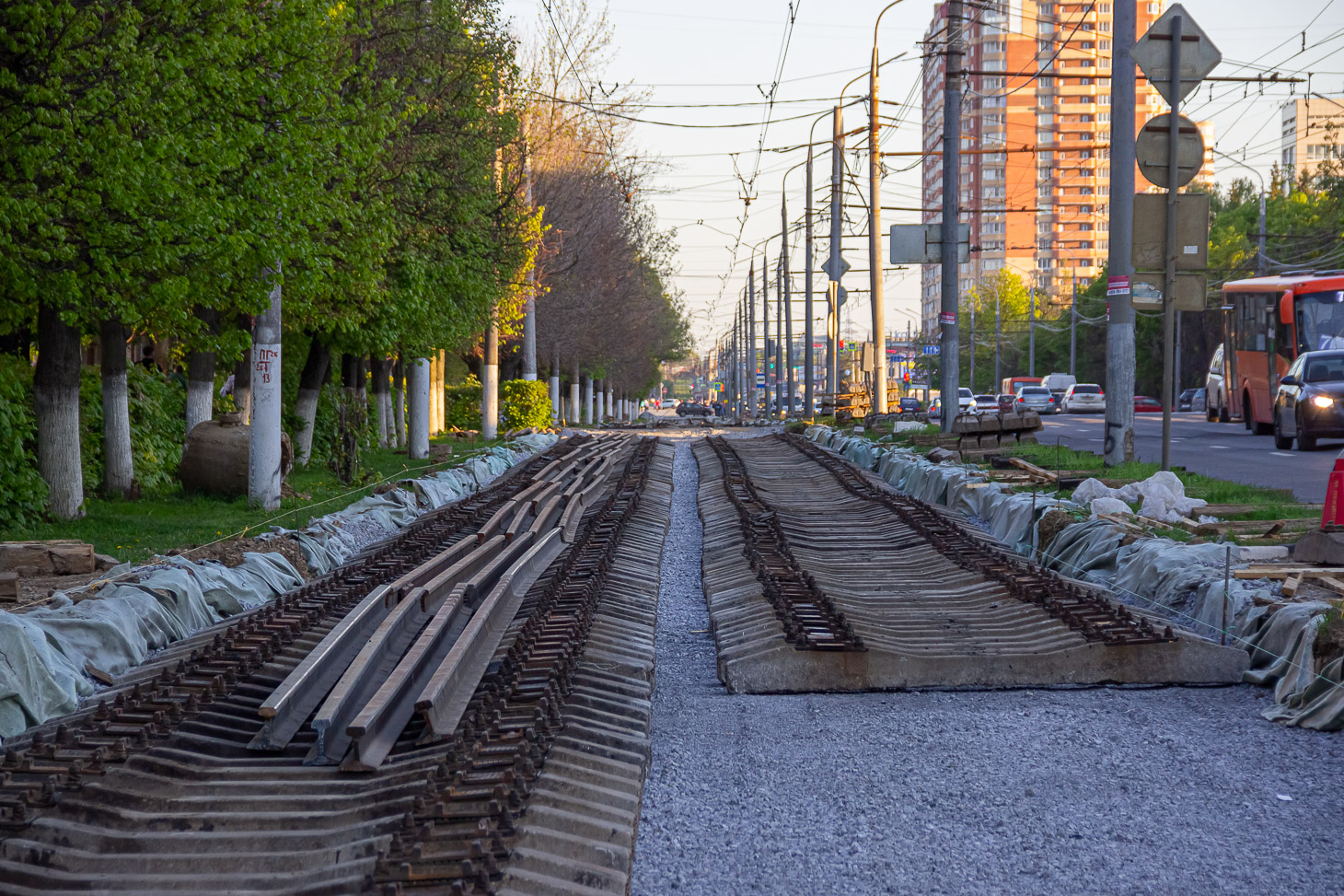 Тула — Ремонт проспекта Ленина 04.2022-06.2022