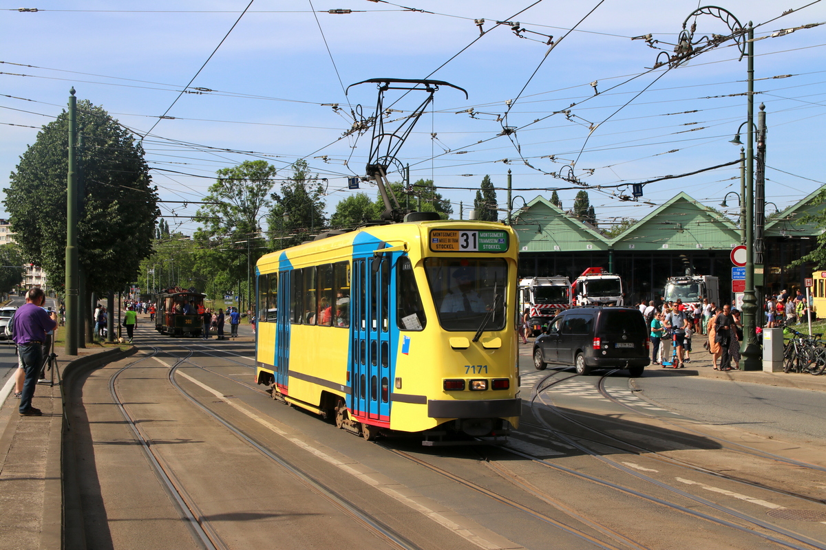 Брюссель, BN PCC серия 7000 № 7171; Брюссель — 40 лет Трамвайного музея (22/05/2022)