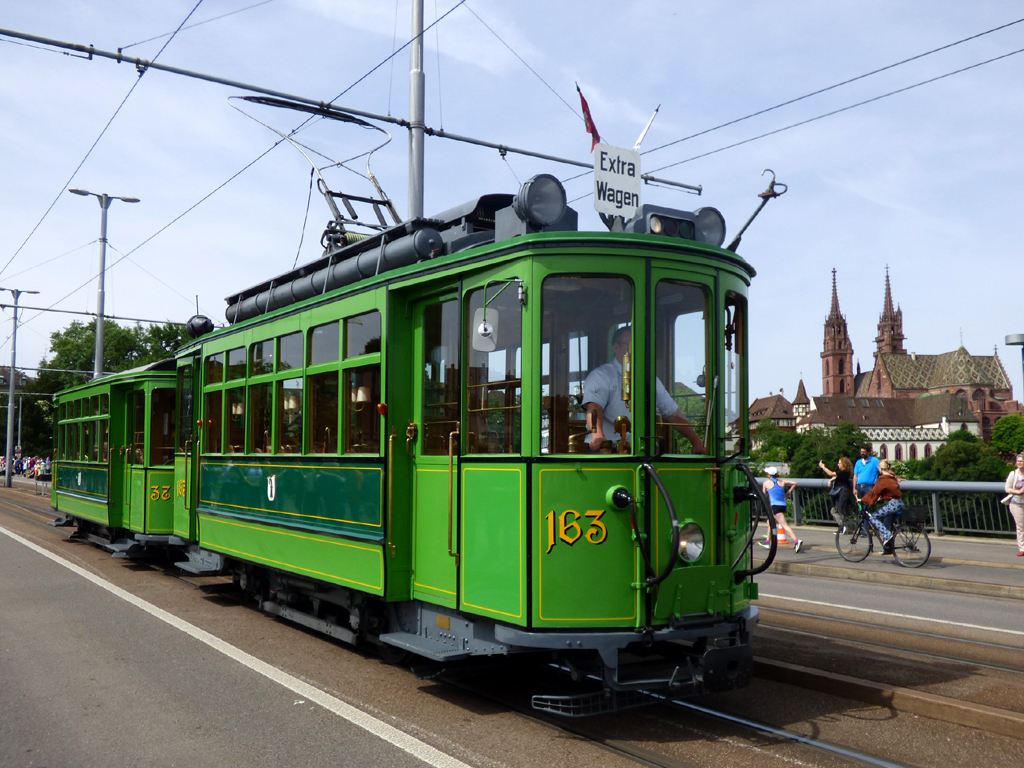 Базель, SWS/BBC Ce 2/2 № 163; Базель — 175 лет швейцарские железные дороги