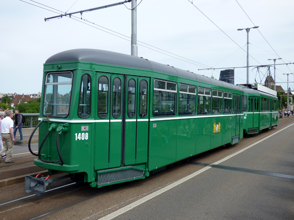 Базель, FFA/SWP B4 № 1408; Базель — 175 лет швейцарские железные дороги
