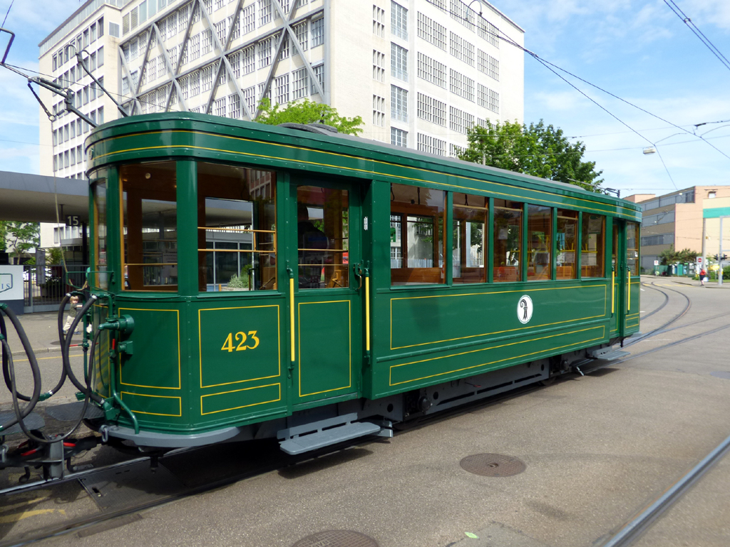 Базель, SWS C2 № 423; Базель — 175 лет швейцарские железные дороги