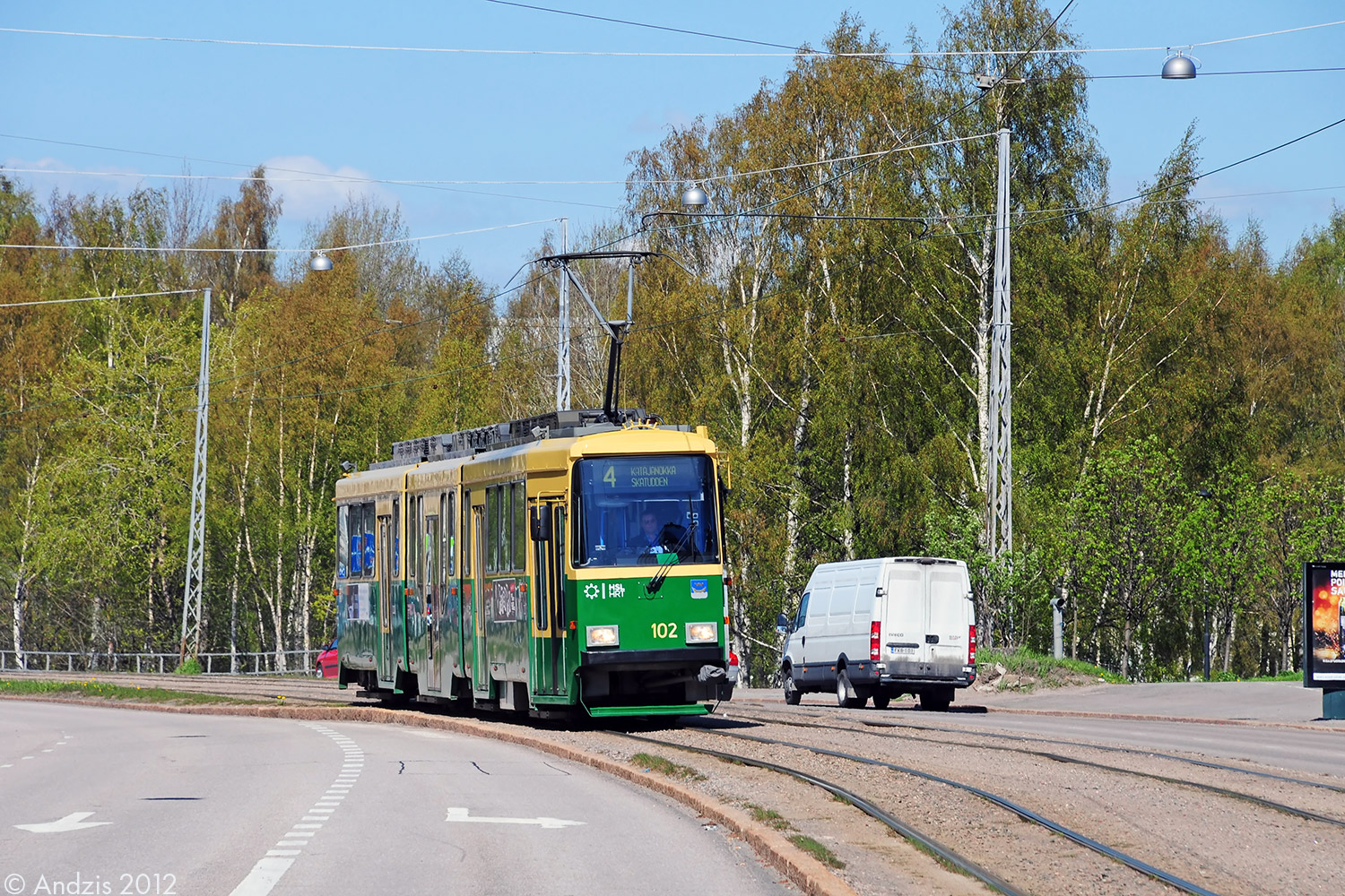 Хельсинки — Эспоо, Valmet MLNRV2 № 102