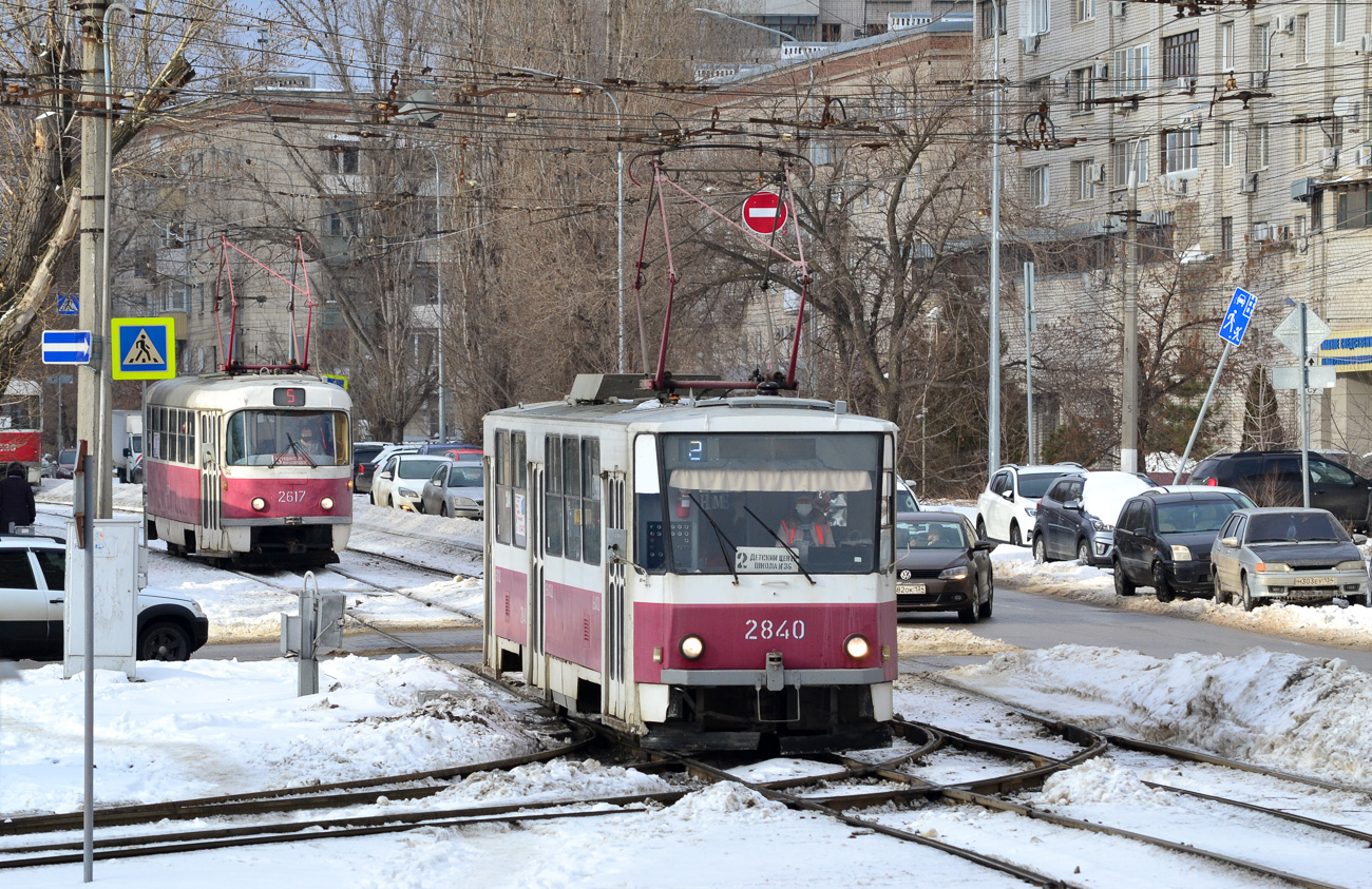Волгоград, Tatra T6B5SU № 2840
