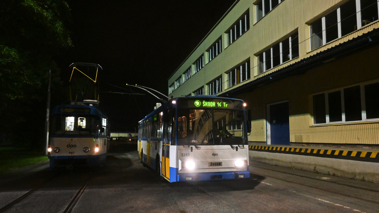 Острава, Škoda 14TrM № 3261; Острава — Остравская музейная ночь 2022