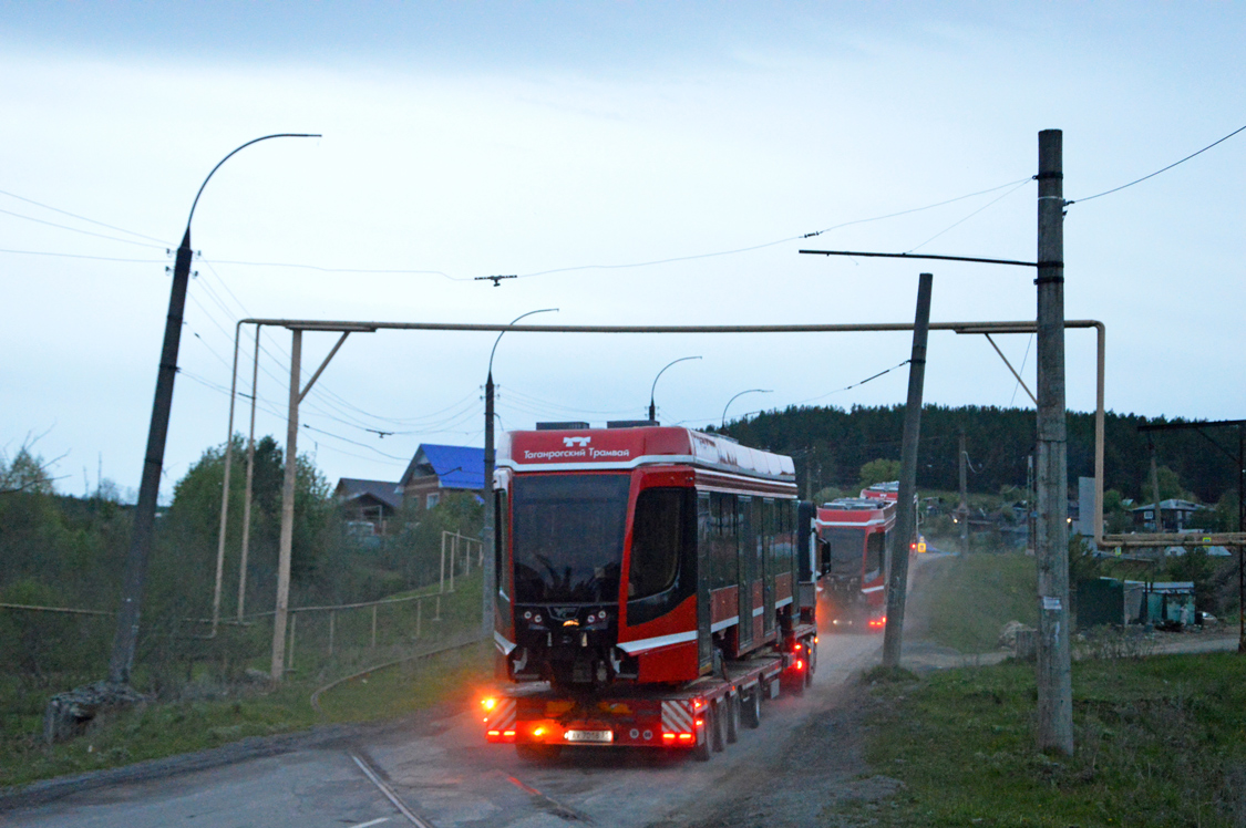 Таганрог, 71-628 № 15; Усть-Катав — Трамвайные вагоны для Таганрога