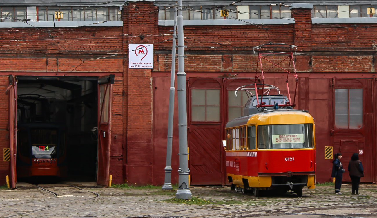 Moskau, Tatra T3SU (2-door) Nr. 0121
