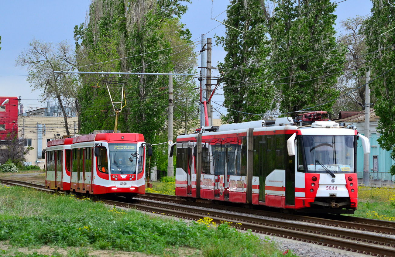 Волгоград, 71-623-03 № 5860; Волгоград, 71-154 (ЛВС-2009) № 5844