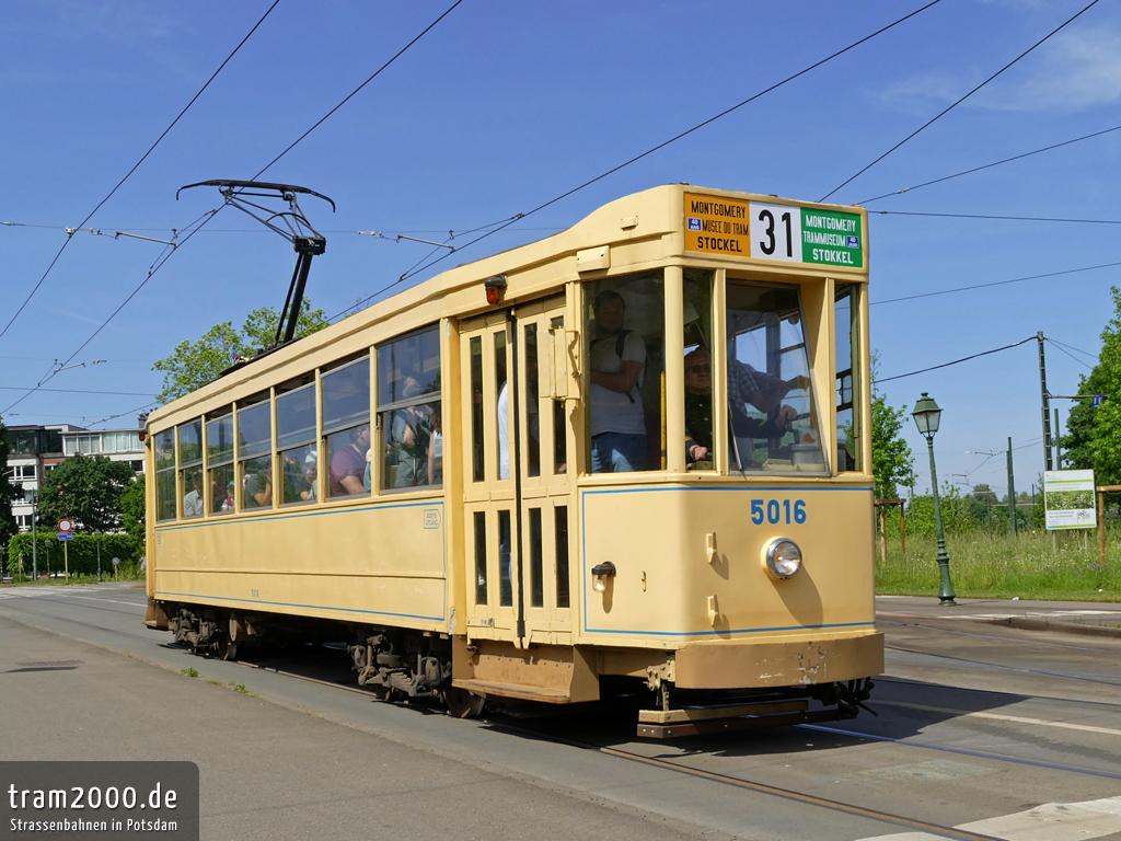 Брюссель, MIVB/STIB Series 5000 № 5016; Брюссель — 40 лет Трамвайного музея (22/05/2022)