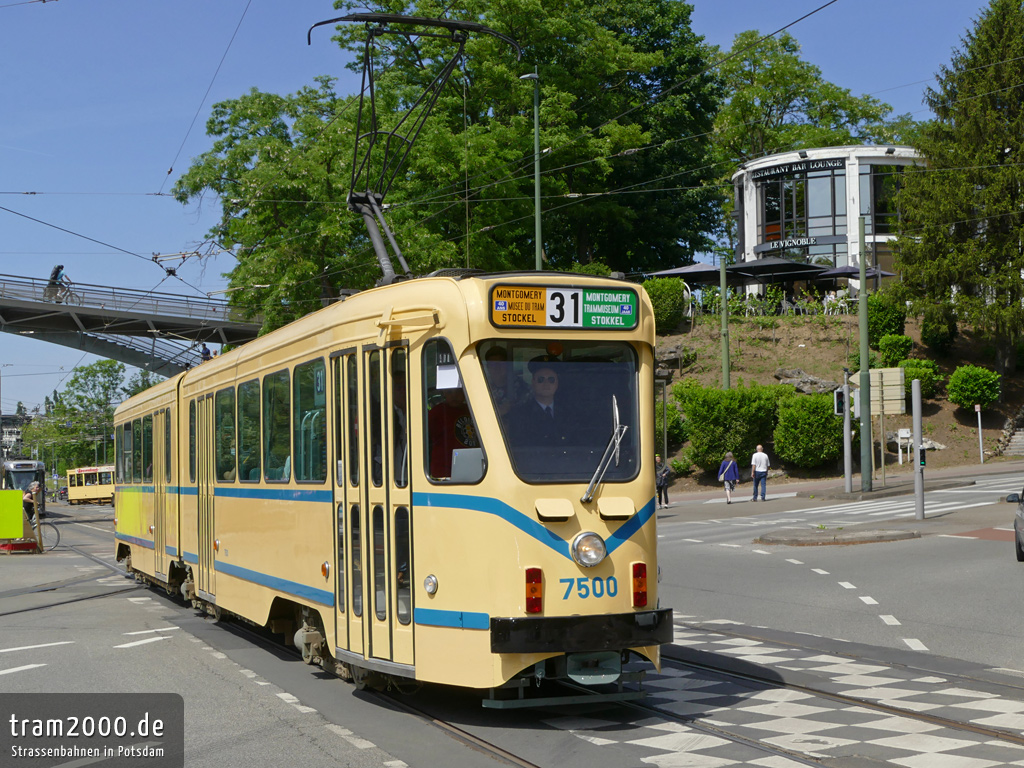 Брюссель, BN PCC серия 7500 № 7500; Брюссель — 40 лет Трамвайного музея (22/05/2022)