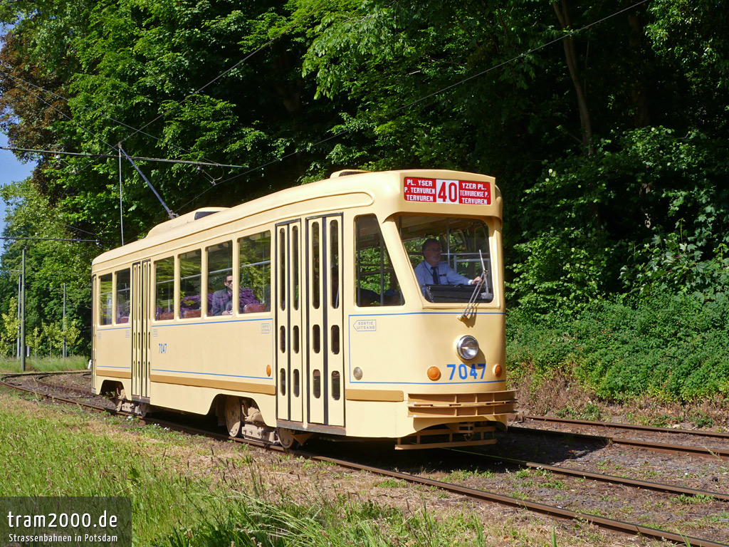 Брюссель, BN PCC серия 7000 № 7047; Брюссель — 40 лет Трамвайного музея (22/05/2022)