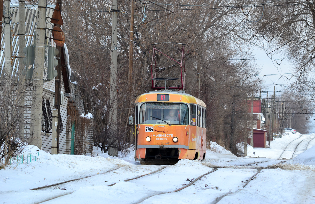 Volgograd, Tatra T3SU # 2704