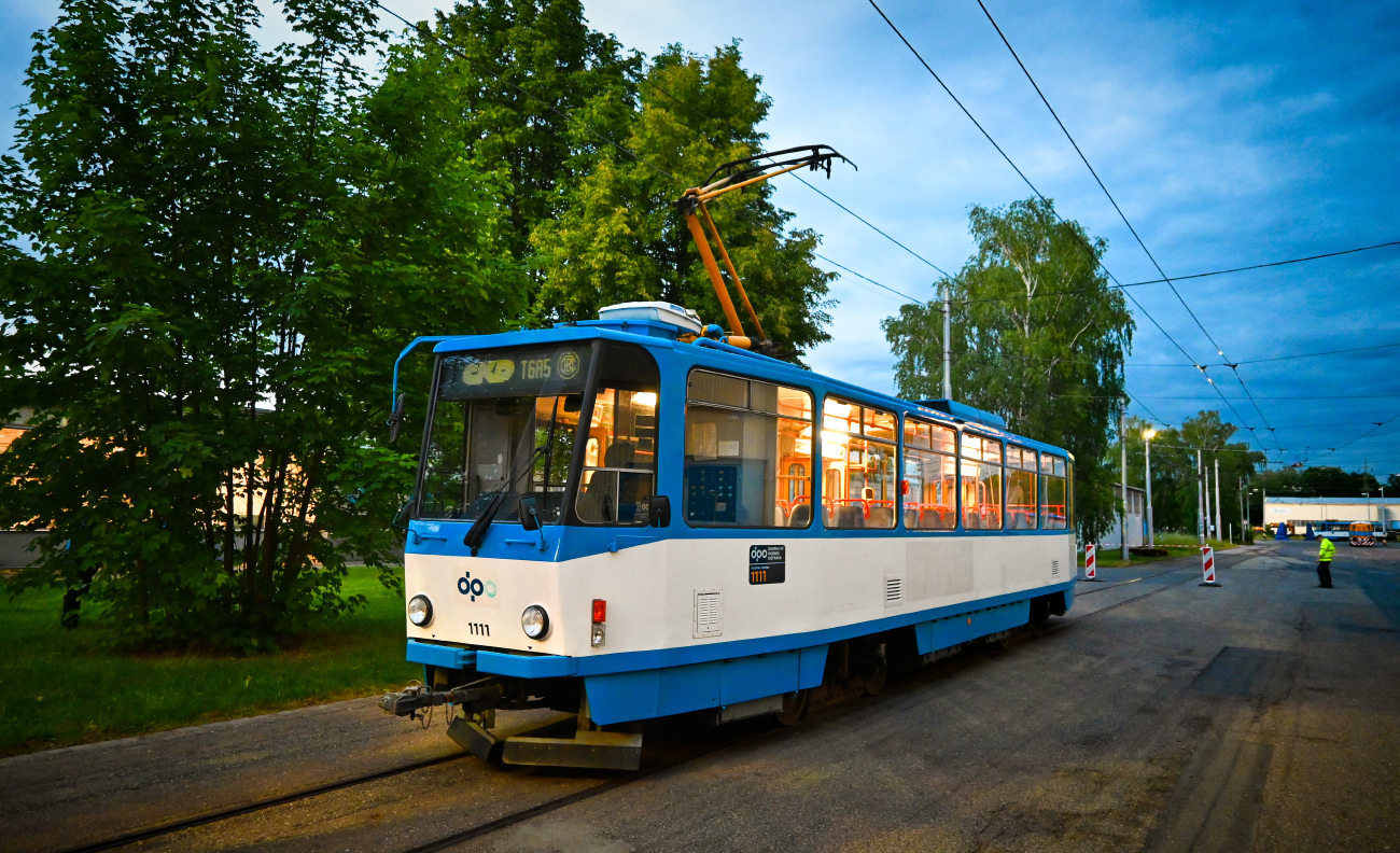 Острава, Tatra T6A5 № 1111; Острава — Остравская музейная ночь 2022