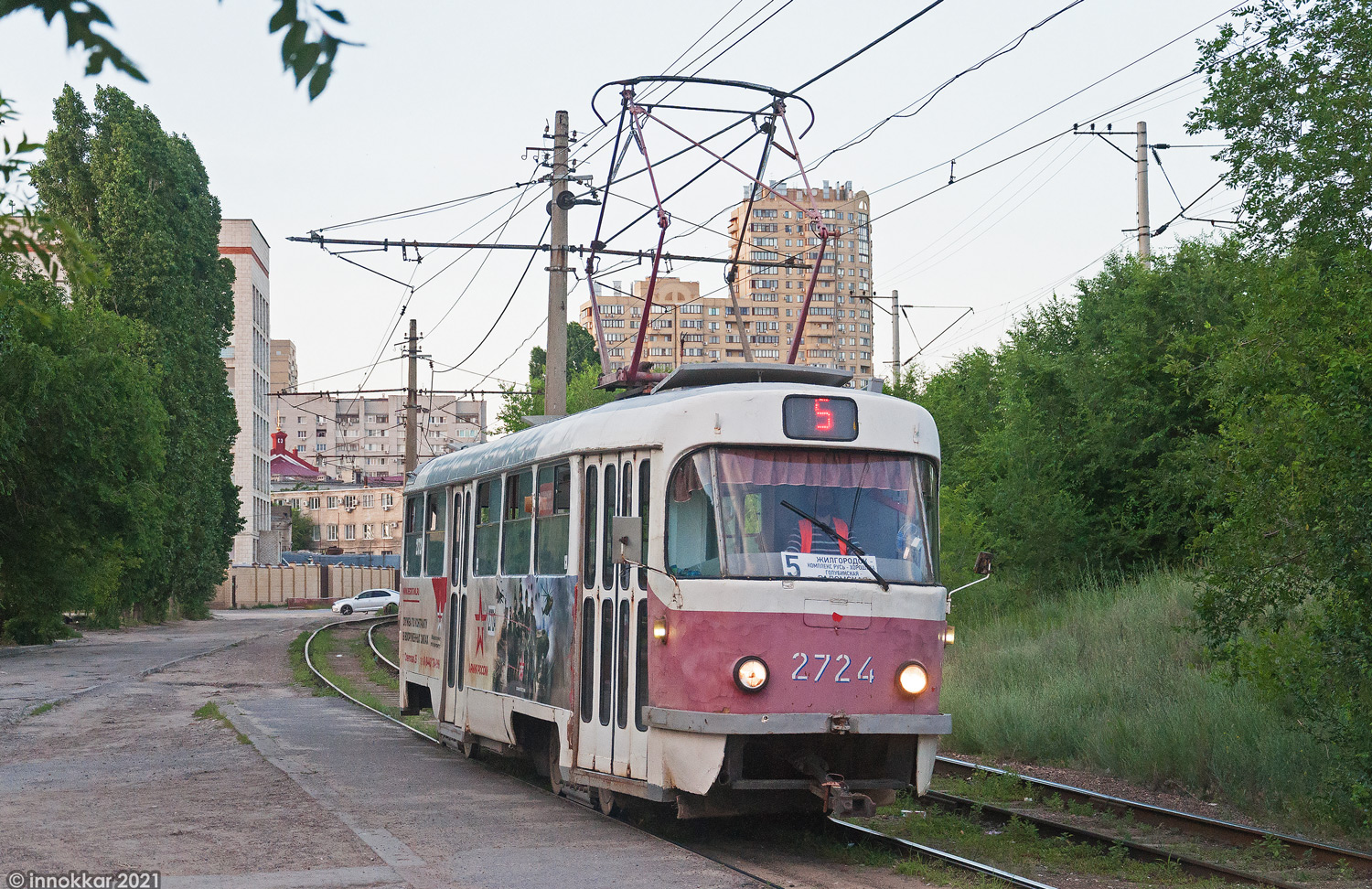 Волгоград, Tatra T3SU № 2724