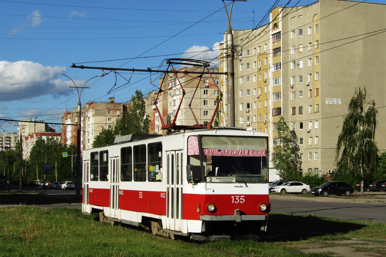 Липецк, Tatra T6B5SU № 135