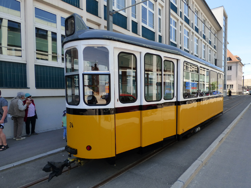 Ульм, Fuchs B2 № 24; Ульм — 125 лет трамваю в Ульме Ульм, Fuchs B2 № 24; Ульм — 125 лет трамваю в Ульме
