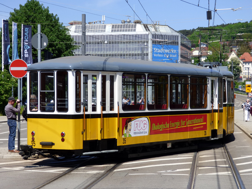 Ulm, Fuchs typ 1300 # 35; Ulm — 125th anniversary of tram in Ulm
