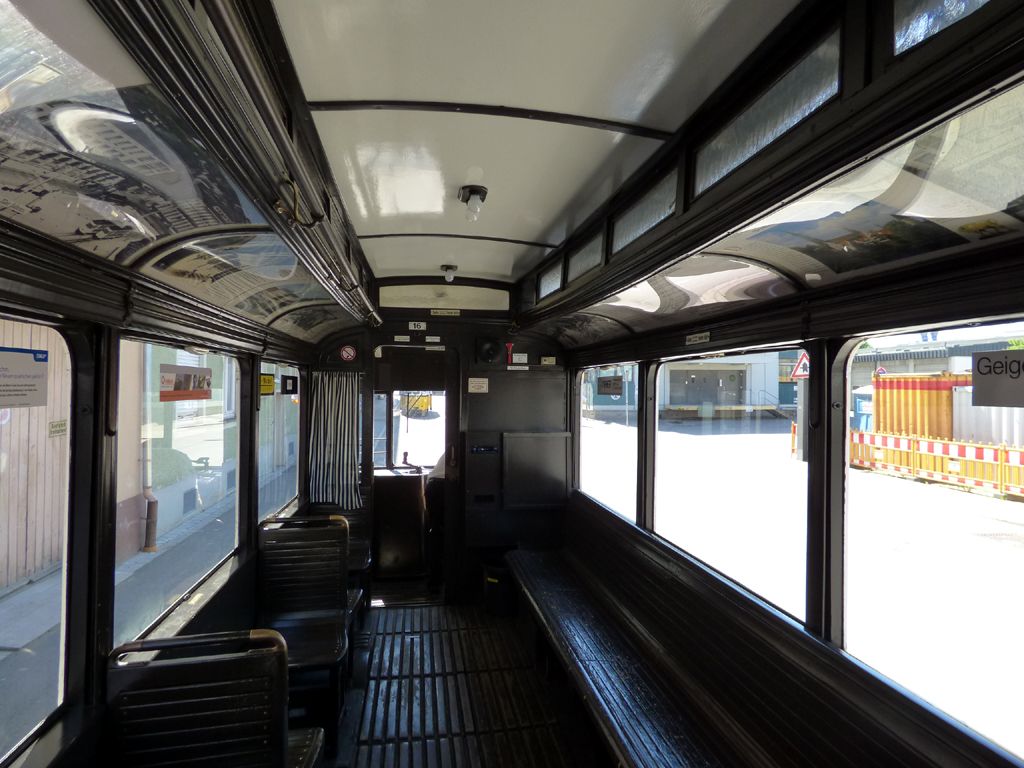 Ulm, Lindner 2-axle motor car č. 16; Ulm — 125th anniversary of tram in Ulm