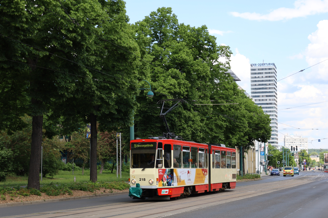 Frankfurt an der Oder, Tatra KT4DM Nr. 218 Frankfurt an der Oder, Tatra KT4DM Nr. 218