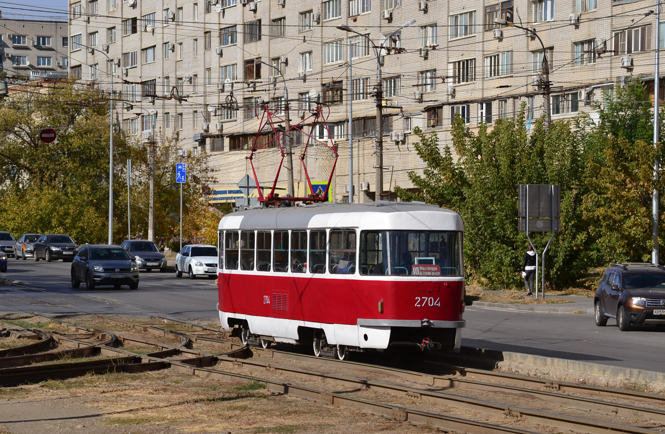 Volgograd, Tatra T3SU # 2704
