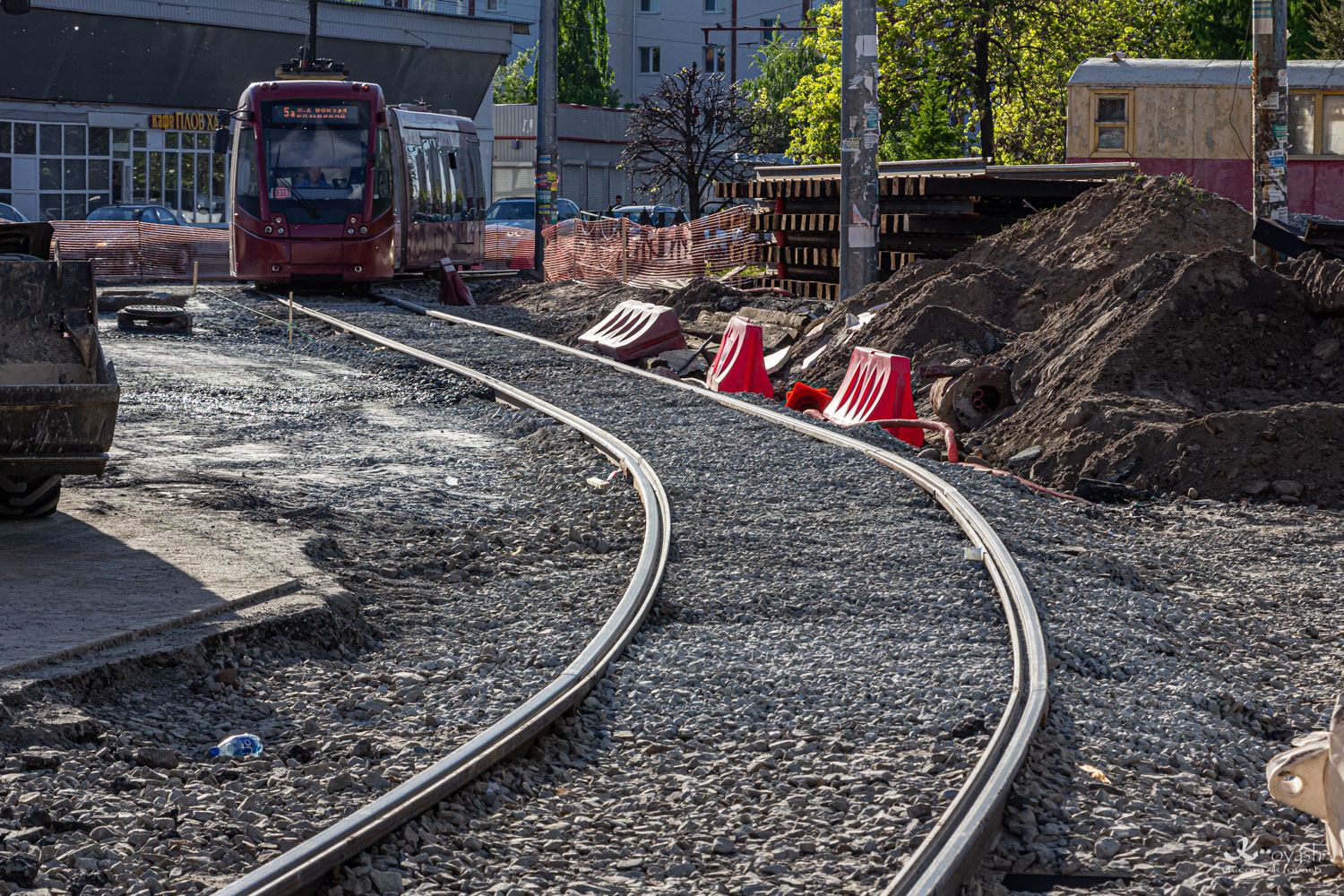 Казань — Реконструкции трамвайных линий