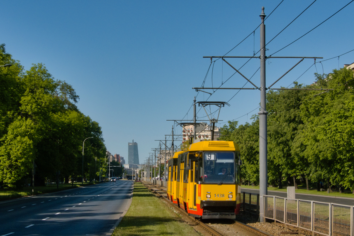 Варшава, Konstal 105Nf № 1438