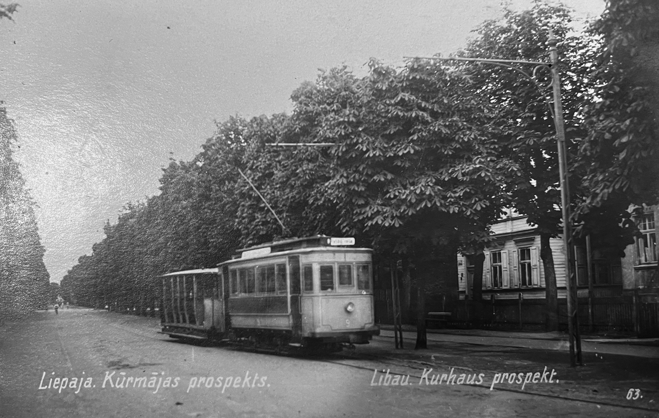 Лиепая, Двухосный моторный Herbrand № 9; Лиепая — Старые фотографии