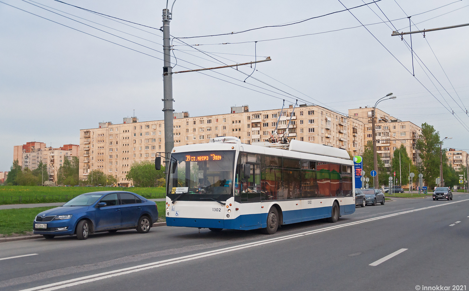 Санкт-Петербург, Тролза-5265.00 «Мегаполис» № 1302