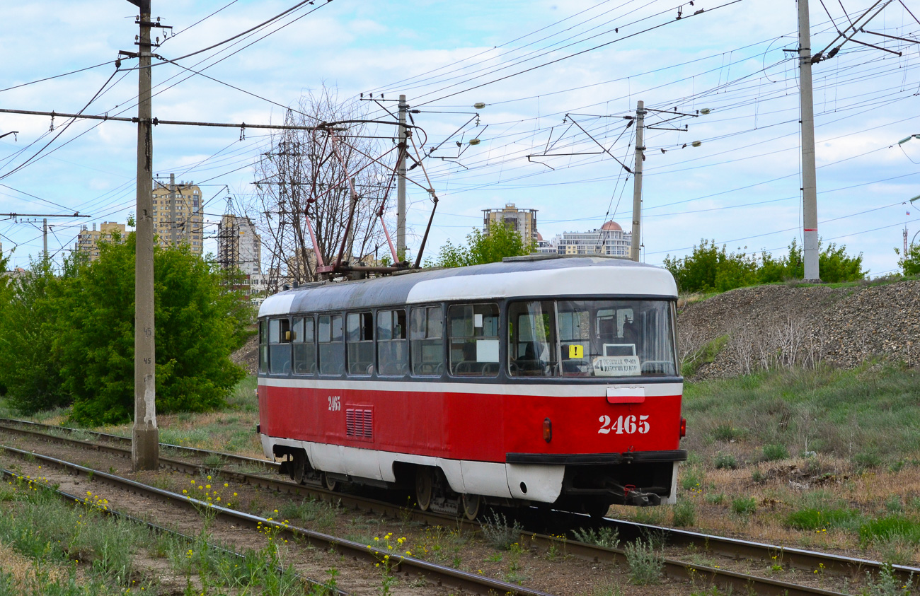 Волгоград, Tatra T3SU (двухдверная) № 2465