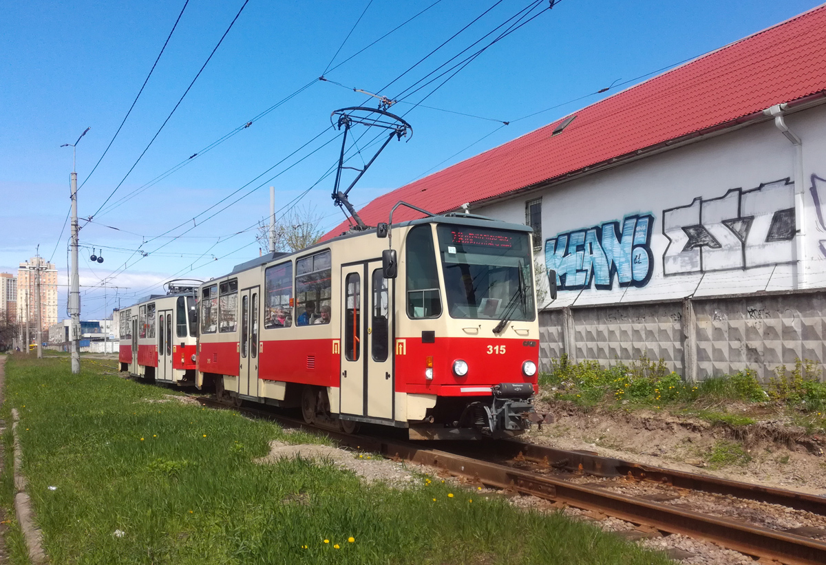 Киев, Tatra T6A5 № 315