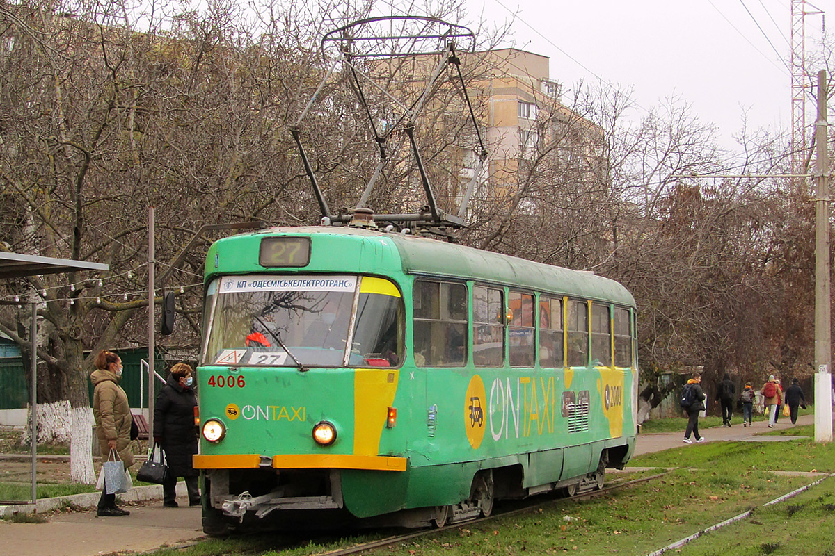 Одесса, Tatra T3R.P № 4006