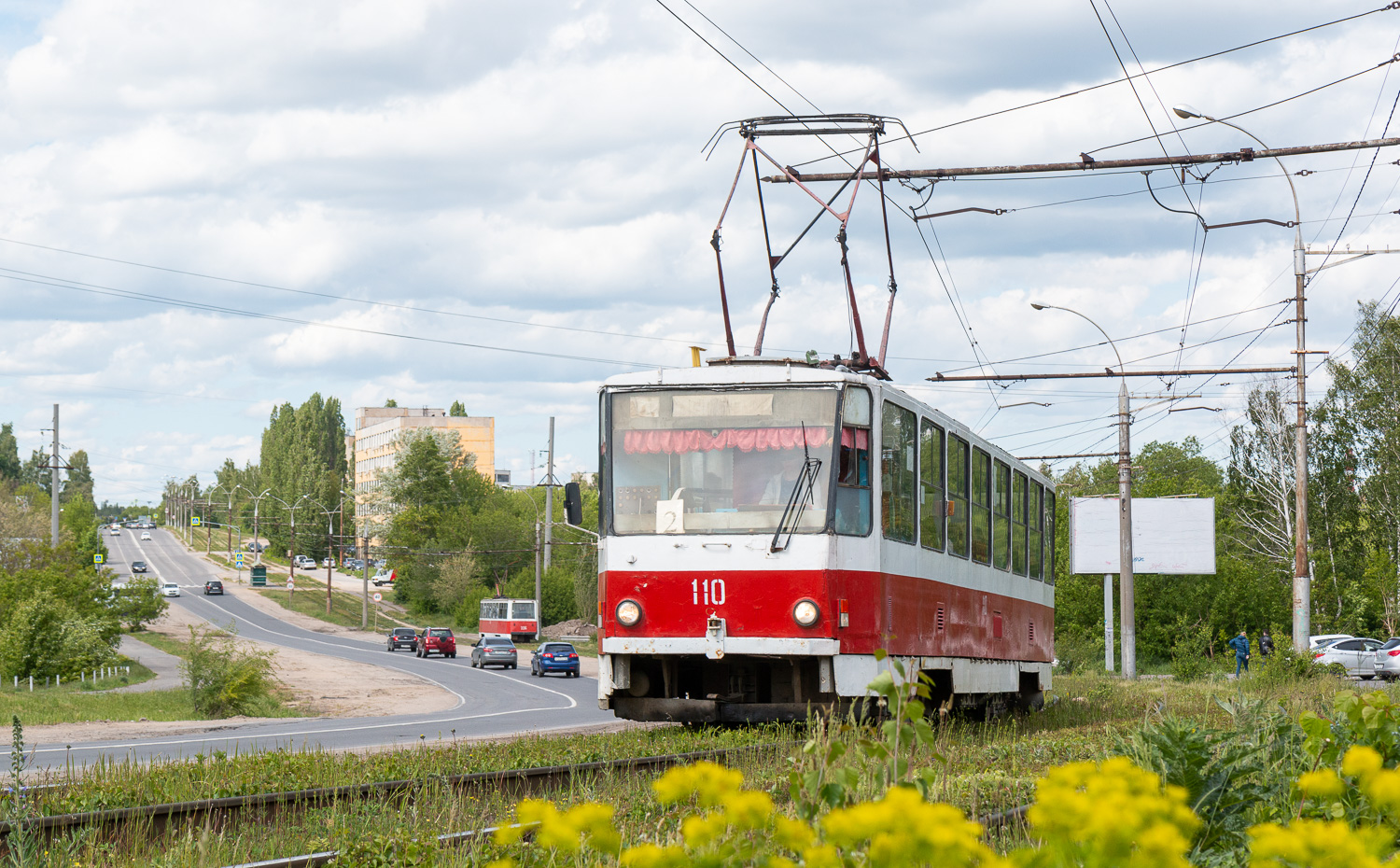 Липецк, Tatra T6B5SU № 110