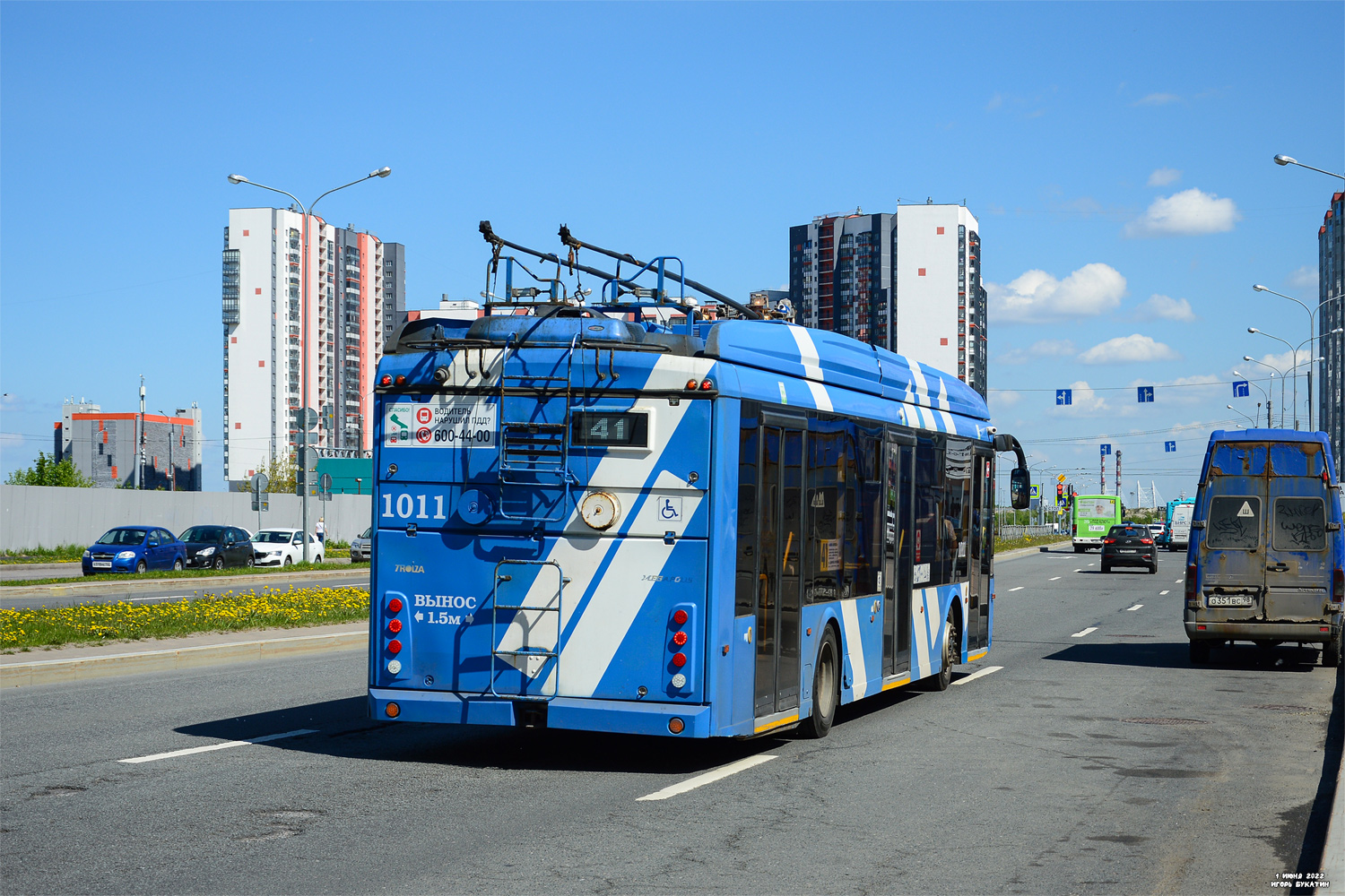 Санкт-Петербург, Тролза-5265.08 «Мегаполис» № 1011