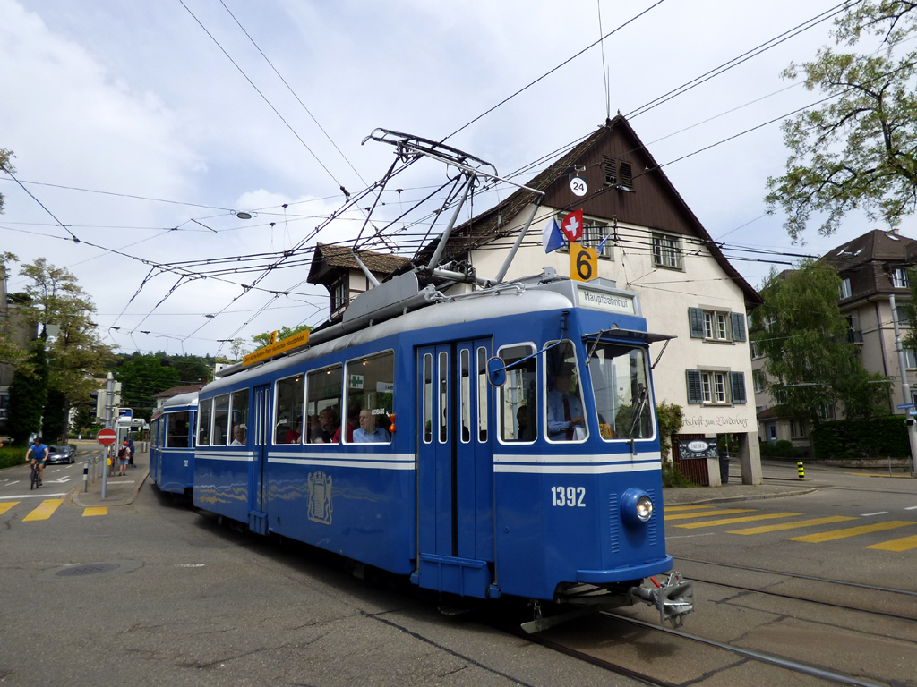 Цюрих, SWS/MFO Ce 4/4 "Kurbeli" № 1392; Цюрих — 50-летие клуба Aktion Pro Sächsitram