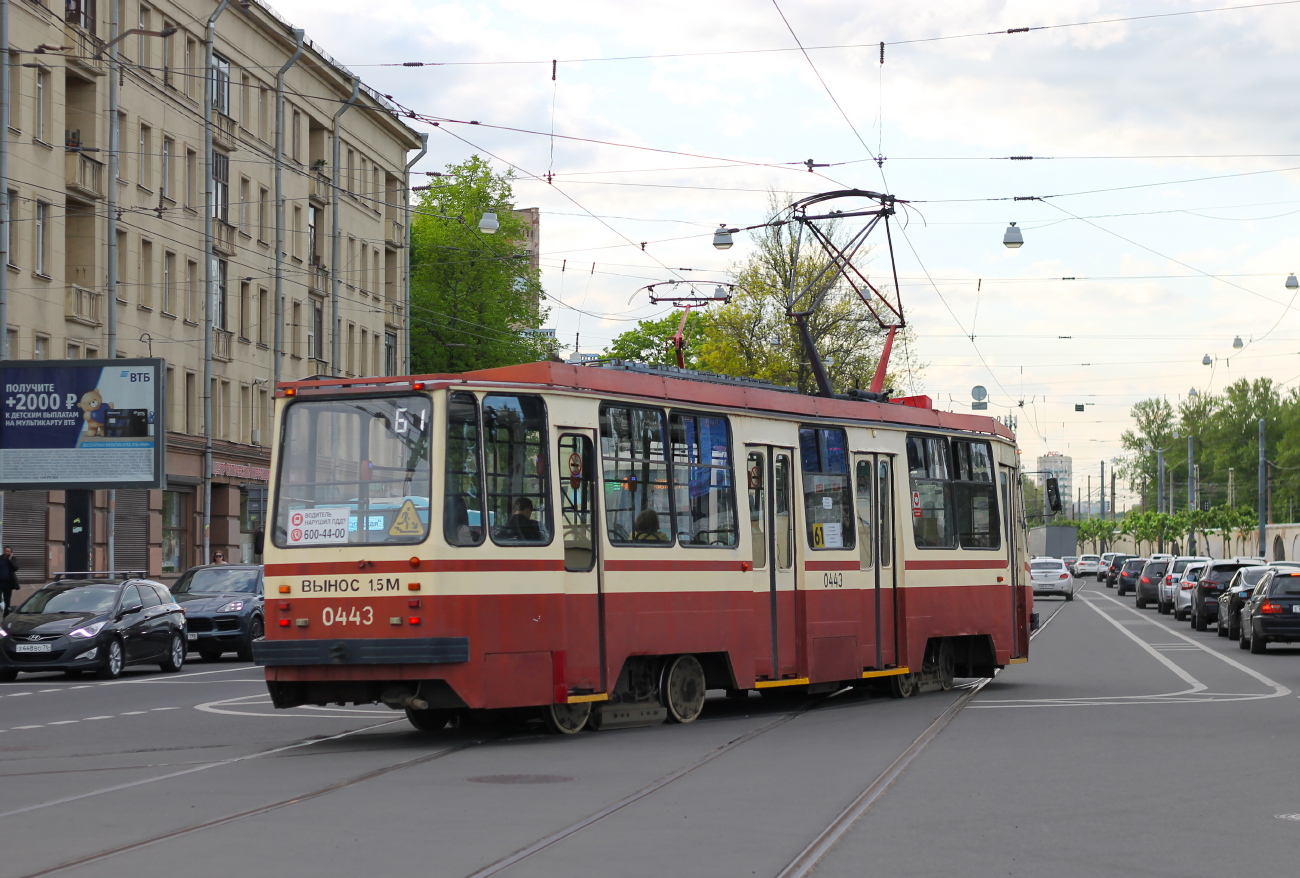 Санкт-Петербург, 71-134К (ЛМ-99К) № 0443