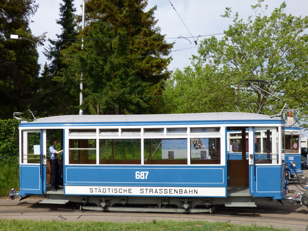 Цюрих, SIG C2 № 687; Цюрих — 50-летие клуба Aktion Pro Sächsitram