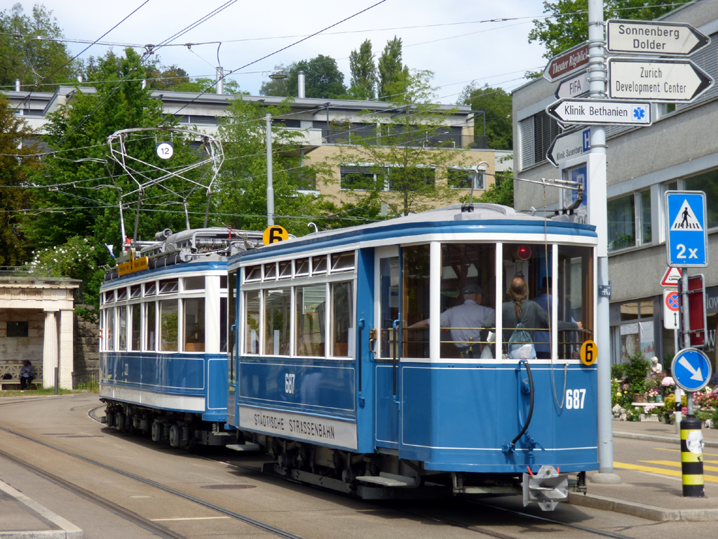 Цюрих, SIG C2 № 687; Цюрих — 50-летие клуба Aktion Pro Sächsitram