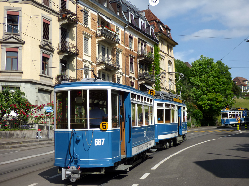 Цюрих, SIG C2 № 687; Цюрих — 50-летие клуба Aktion Pro Sächsitram